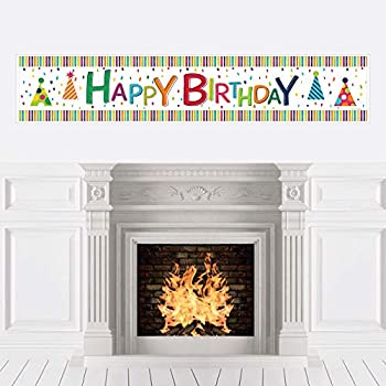 【中古】【39shop】【輸入品・未使用】Big★Dot of Happiness 陽気な誕生日 - カラフルな誕生日パーティーデコレーション パーティーバナー（新古品）｜アトリエ絵利奈