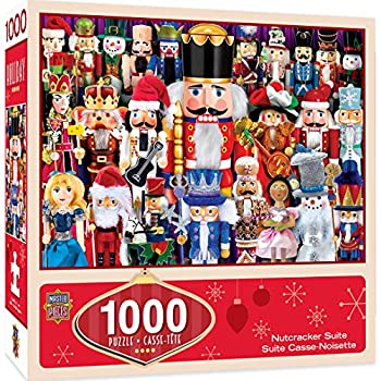 【中古】【39shop】【輸入品・未使用】MasterPieces★季節のホリデージグソーパズル くるみ割り人形 ボニーホワイトアート 1000ピース(新古品)|アトリエ絵利奈