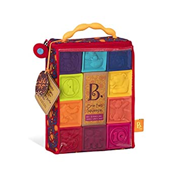【中古】【輸入品・未使用】B. toys 柔らかブロックキューブ 積み木ブロック１０個入り BX1002Z 正規品