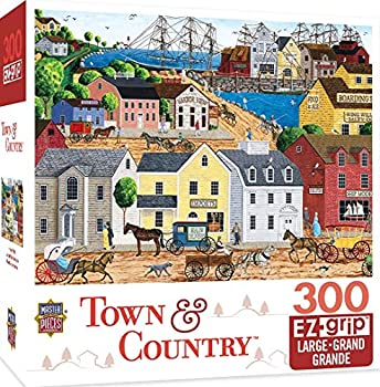 【中古】【39shop】【輸入品・未使用】MasterPieces★Puzzle Company Town & Country Home Port Puzzle (300 Piece) Multicoloured 46cm x 60cm(新古品)|アトリエ絵利奈