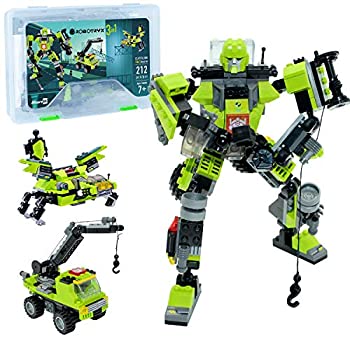 【中古】【インポート品・未当て嵌める】JITTERYGIT Robot STEM Toy 3 インチ 1 Fun Creative Set Construction Building Toys for Boys Ages 6-14 Years Old Best Toy Gift for Kids Free P