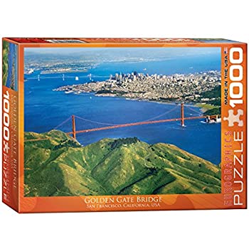 【中古】【輸入品・未使用】ジグソーパズル 1000ピース ユーログラフィックス ゴールデンゲートブリッジ カリフォルニア 6000-0548