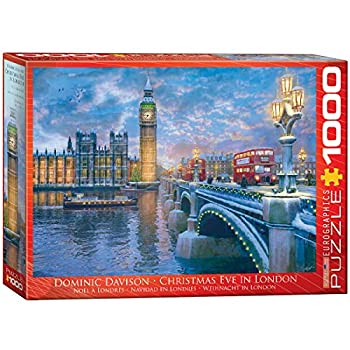 【中古】【輸入品・未使用】ジグソーパズル 1000ピース ユーログラフィックス ロンドンのクリスマスイブ 6000-0916