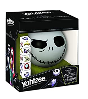 【中古】【インポート品・未当て嵌める】Disney Yahtzee ナイトメアー・ビフォア・クリスマス ダイス型競り合い | 収集家向けジャック・スケリントン 手あそび | ファミリーダイスゲーム