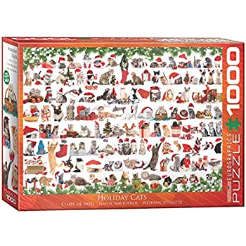 【中古】【39shop】【輸入品・未使用】1000ピース★ジグソーパズル クリスマスの子猫(新古品)|アトリエ絵利奈