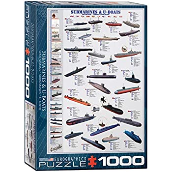 【中古】【輸入品・未使用】ジグソーパズル 1000ピース ユーログラフィックス 潜水艦とUボート 6000-0132