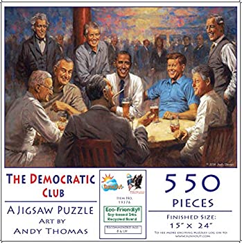 【中古】【輸入品・未使用】The Democratic Club 550 pc Jigsaw Puzzle by SunsOut