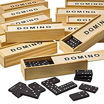【中古】【39shop】【輸入品・未使用】Kicko★木製ドミノセット - 12パック - ミニチュアクラシックボードゲーム - ミニブロック 教育玩具 ゲームタイル 余暇 ティーンと大人用（新古品）｜アトリエ絵利奈