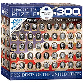 【中古】【39shop】【輸入品・未使用】EuroGraphics★アメリカ大統領 ジグソーパズル (300ピース)(新古品)|アトリエ絵利奈