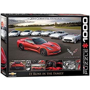 【中古】【39shop】【輸入品・未使用】ジグソーパズル★1000ピース ユーログラフィックス 2014 コルベット・スティングレイ 6000-0736(新古品)|アトリエ絵利奈