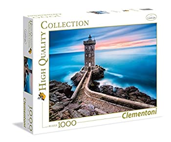 【中古】【39shop】【輸入品・未使用】1000ピース★ジグソーパズル Clementoni 灯台 海 The Lighthouse 50×69cm 39334(新古品)|アトリエ絵利奈