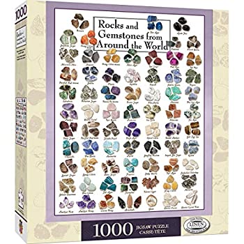 【中古】【39shop】【輸入品・未使用】MasterPieces★教育用ポスターアート リネン ジグソーパズル 世界中の石と宝石 1000ピース（新古品）｜アトリエ絵利奈 12,166円