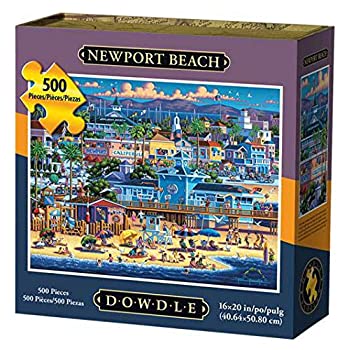 【中古】【39shop】【輸入品・未使用】Dowdleフォークアートニューポートビーチジグソーパズル（新古品）｜アトリエ絵利奈
