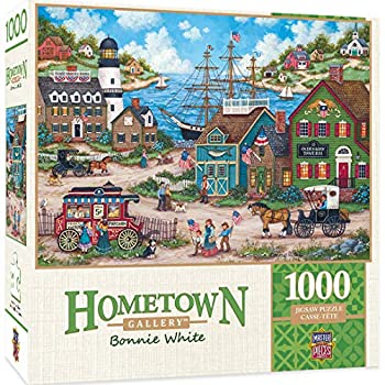 【中古】【39shop】【輸入品・未使用】Masterpieces★Hometown Gallery ジグソーパズル 若い愛国者 ボニーホワイト 1000ピース(新古品)|アトリエ絵利奈