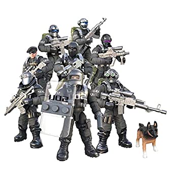 【中古】【輸入品・未使用】YEIBOBO 特殊部隊ミニアクションフィギュア 軍用武器とアクセサリー付き (フライングタイガーズチーム XJ-822)