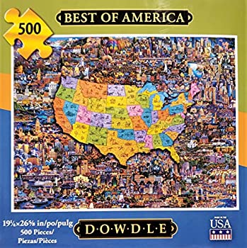 【中古】【輸入品・未使用】Dowdle Folk Art Best of America ジグソーパズル 500ピース 19 1/4インチ x 26 5/8インチ｜アトリエ絵利奈