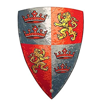【中古】【輸入品・未使用】LionTouch Prince ライオンハート ごっこ遊び用おもちゃシールド レッド