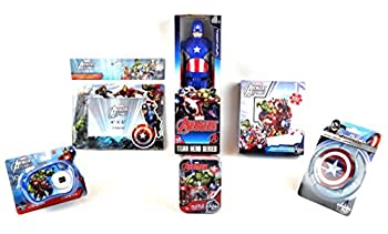 【中古】【39shop】【輸入品・未使用】マーベル★アクション トイ 6ピース アベンジャー キャプテンアメリカ アクションフィギュア カメラ バンドルギフトセット(新古品)|アトリエ絵利奈