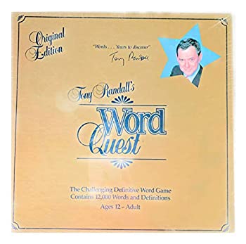 【中古】【インポート品・未当て嵌める】Tony Randall\u0027s Word Quest - The Challenging Definitive Word Game -- Contains 12000 Words and Definitions