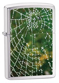 【中古】【輸入品・未使用】ZIPPO ジッポー/28285 SPIDER WEB RAIN DROPS