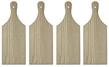 【中古】【輸入品・未使用】パッケージの4?Unfinished木製ミニカッティング・ボードの装飾やCrafting