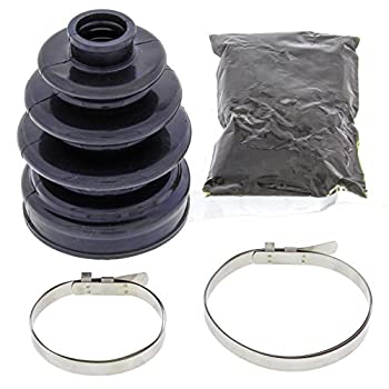 【中古】【輸入品・未使用】All Balls 19-5025 ブラック 19mm x 64mm x 95mm ロングCVブーツキット