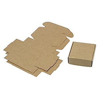 【中古】【輸入品・未使用】30パック スモール クラフト ブラウン ギフトボックス (3x3x1インチ)