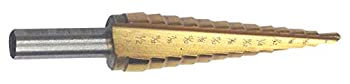【中古】【39shop】【輸入品・未使用】HHIP★5000-0500 ハイスピードスチールステップドリル 13段 錫コーティング 1/8-1/2 x 1/32インチ穴範囲 ステップ深さ1/8インチ シャンク1/4イン（新古品）｜アトリエ絵利奈