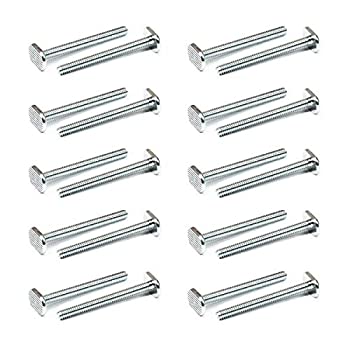 【中古】【39shop】【輸入品・未使用】POWERTEC★QTB1005 Tスロットボルト 1/4インチ-20スレッドサイズ Tボルト 長さ2.5インチ 20個パック（新古品）｜アトリエ絵利奈