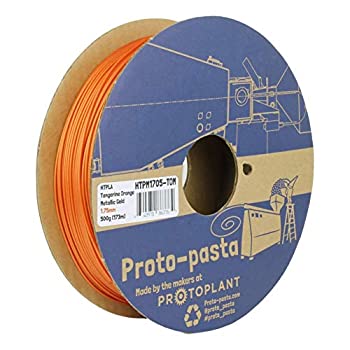 【中古】【輸入品・未使用】プロトパスタタンジェリンオレンジメタリックゴールドHTPLA、1.75mm 500g