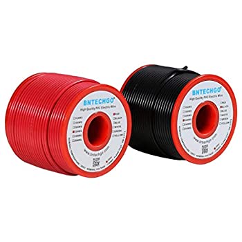 【中古】【インポート品・未当てはめる】BNTECHGO 22 AWG 1007電話線22ゲージPVC 1007ワイヤーソリッドワイヤーフックアップワイヤー300V益荒男錫メッキ銅線赤と黒各色100フート/ロバート・エドワード・リー