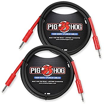 【中古】【輸入品・未使用】Pig Hog PHSC5 8mm ツアーグレード スピーカーケーブル 5フィート 2個パック 11,692円