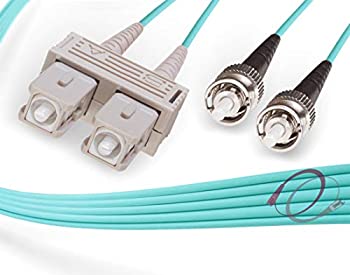 【中古】【輸入品・未使用】FiberCablesDirect - OM3 SC ST ファイバーパッチケーブル | 屋内/屋外用 10Gb Duplex 50/125 SC to ST マルチモードジャンパー | 長さオプショ