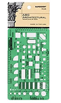 【中古】【39shop】【輸入品・未使用】Rapidesign★1/8 Inch ABC Architect Drawing Template 1 Each (R22A) by RAPIDESIGN(新古品)|アトリエ絵利奈