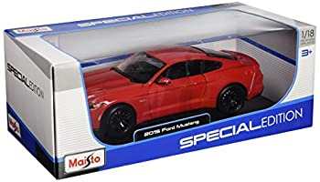 【中古】【39shop】【輸入品・未使用】2015★Ford Mustang GT 5.0 Red 1/18 by Maisto 31197(新古品)|アトリエ絵利奈