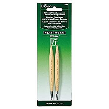 【中古】【39shop】【輸入品・未使用】Clover★Needlecraft Takumi No.13 Bamboo Interchangeable Circular Knitting Needles by Clover Needlecraft(新古品)|アトリエ絵利奈