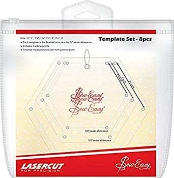 【中古】【39shop】【輸入品・未使用】Sew★Easy Patchwork Mini Hexagon Template Set by Sew Easy（新古品）｜アトリエ絵利奈