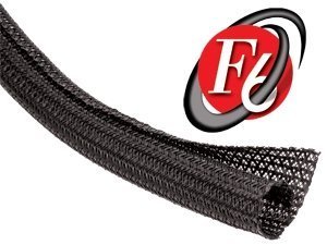 【中古】【輸入品・未使用】Techflex 2.5cm F6 Split Sleeving 3m Black