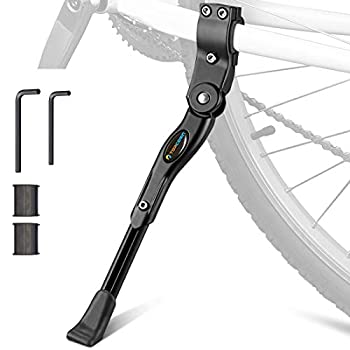【中古】【輸入品・未使用】TOPCABIN 自転車用キックスタンド 調節可能 アルミニウム合金製 22インチ 24インチ 26インチ対応 ブラック