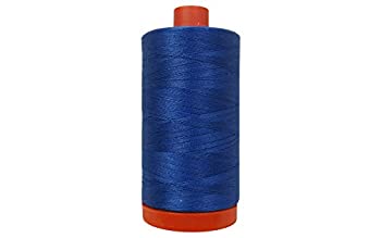 【中古】【輸入品・未使用】Aurifil Mako コットン糸 無地 50wt 1422ヤード デルフトブルー