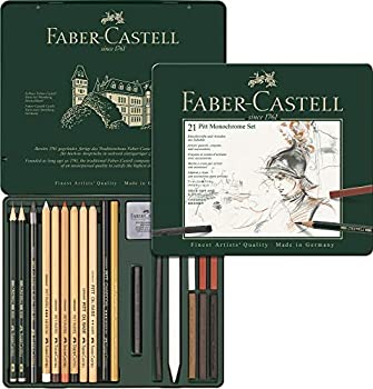 【中古】【39shop】【輸入品・未使用】Faber-Castel★21 Piece PITT Monochrome Tin Set by Faber-Castel（新古品）｜アトリエ絵利奈