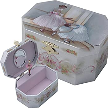 【中古】【輸入品・未使用】Ballerina Jewellery Music Box-Wooden material (Wood)