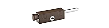 【中古】【輸入品・未使用】EmtekパティオドアボルトKeyedまたはnon-keyed 4仕上げオプション Keyed ブロンズ
