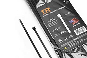 【中古】【輸入品・未使用】TR Industrial Contractor Series UVケーブルタイ 100本入り 11.1インチ タイプ21S 米国製