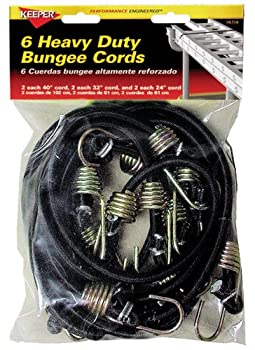 【中古】【輸入品・未使用】キーパー06356?Heavy Duty Bungee Cord、6ピース