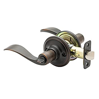 【中古】【輸入品・未使用】Copper Creek wl2230tb Waverlyドアレバー、トスカーナブロンズ