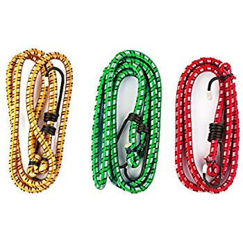 【中古】【輸入品・未使用】Wideskall 30インチ エクストラロングバンジーコード フック付き アソートカラー 30\