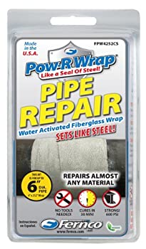 【中古】【輸入品・未使用】パイプ修理パッチキット Pow-R-Wrap - 4インチ X 252インチ パイプ修理ラップ - Fernco FPW4252CS