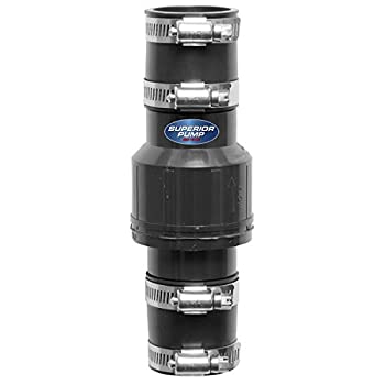 【中古】【輸入品・未使用】Superior Pump 99544 1-1/4インチ ラバーブーツチェックバルブ ブラック
