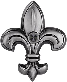 【中古】【輸入品・未使用】Company's Coming WW182PW Solid Brass Medium Fleur de Lis Doorbell Pewter by Company's Coming